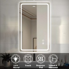 80x60cm LED Bathroom Mirror