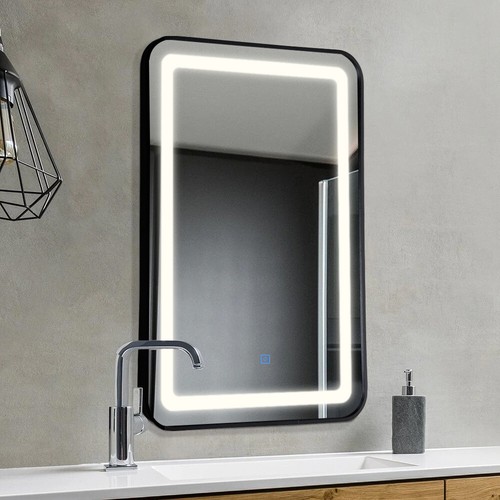 Illuminated bathroom mirror - bathroom,