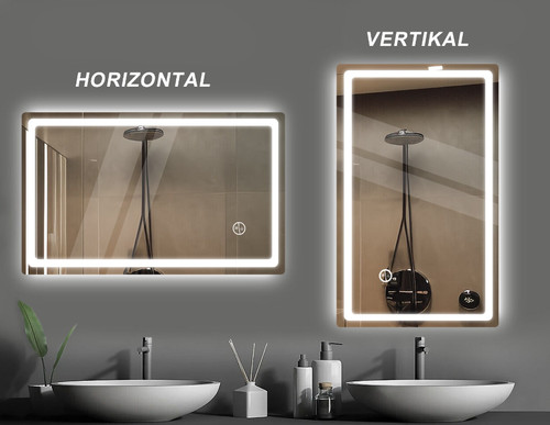 70cm bathroom mirror with - bathroom,