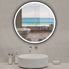 Round LED Bathroom Mirror with