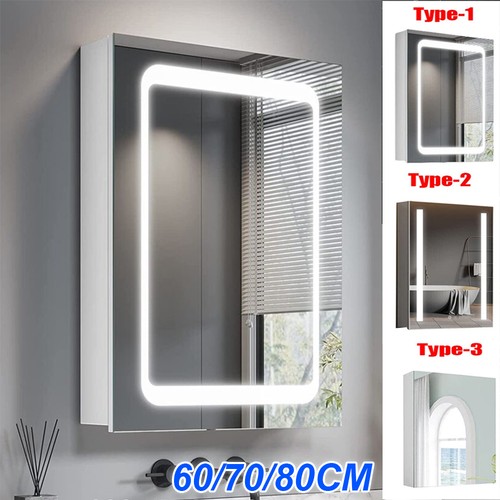 Led bathroom mirror - bathroom, cabinet