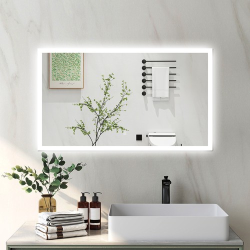 Bathroom mirror with - mirror, led