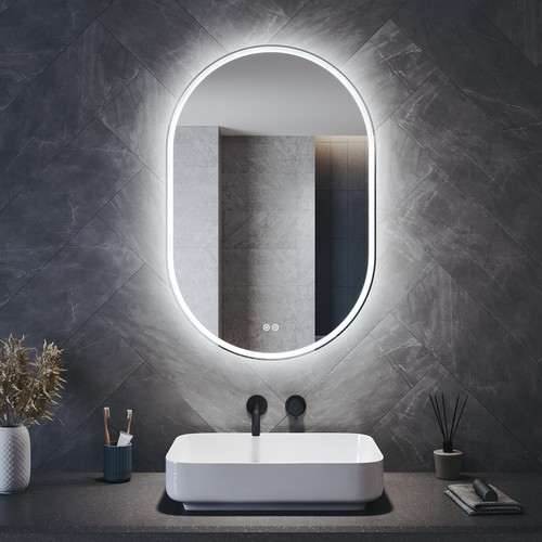 Oval led bathroom - oval,