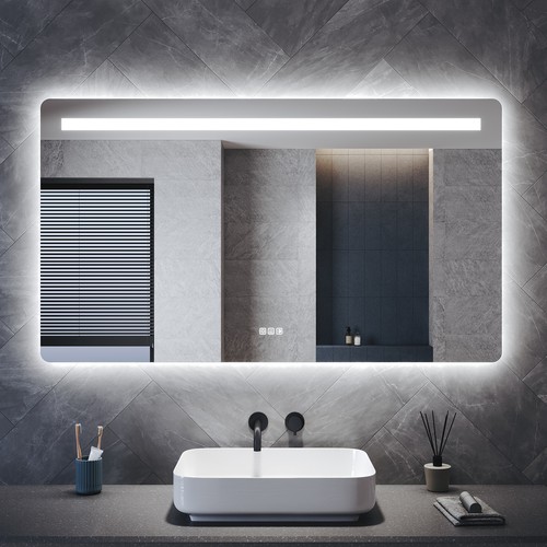 Led bathroom mirror - mirror, with