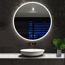 Round LED Bathroom Mirror with