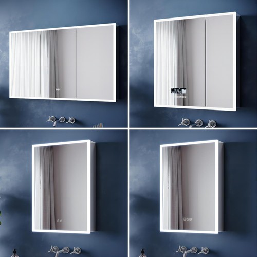 Led bathroom mirror cabinet - mirror,